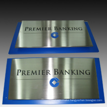 Indoor Non-Illuminated Stainless Steel Wall Mounted Plaques